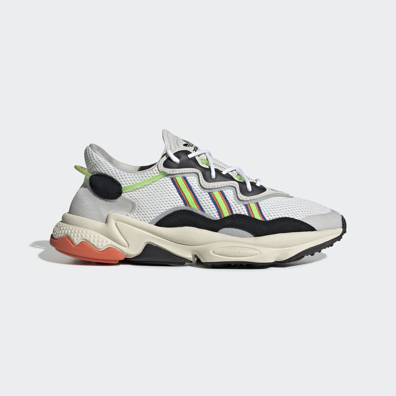 Adidas ozweego white solar green best sale